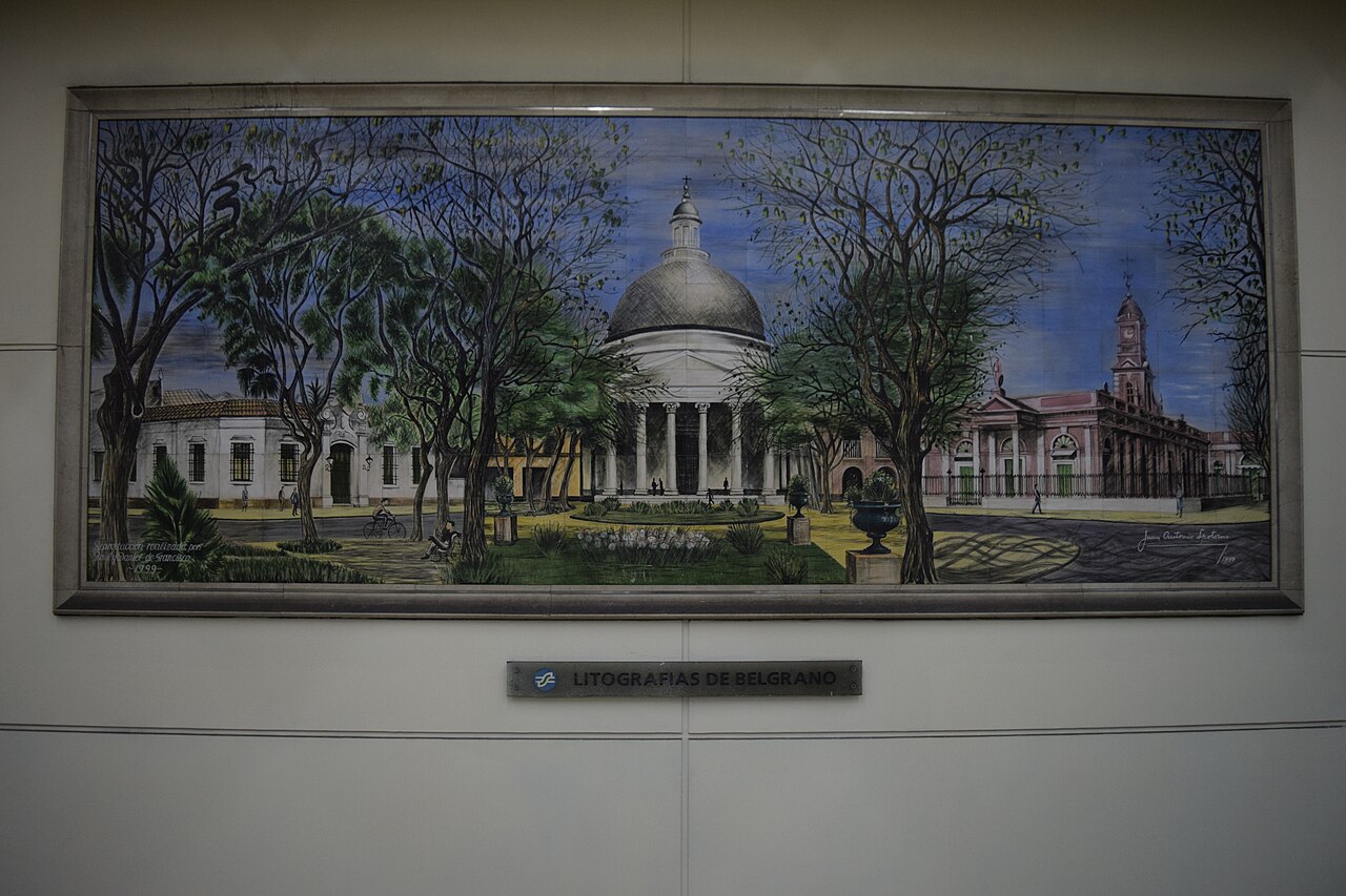 Mural Litografías de Belgrano